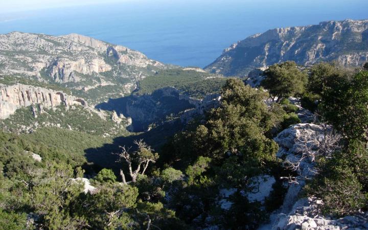 Il supramonte di Baunei, si estende sino al mare